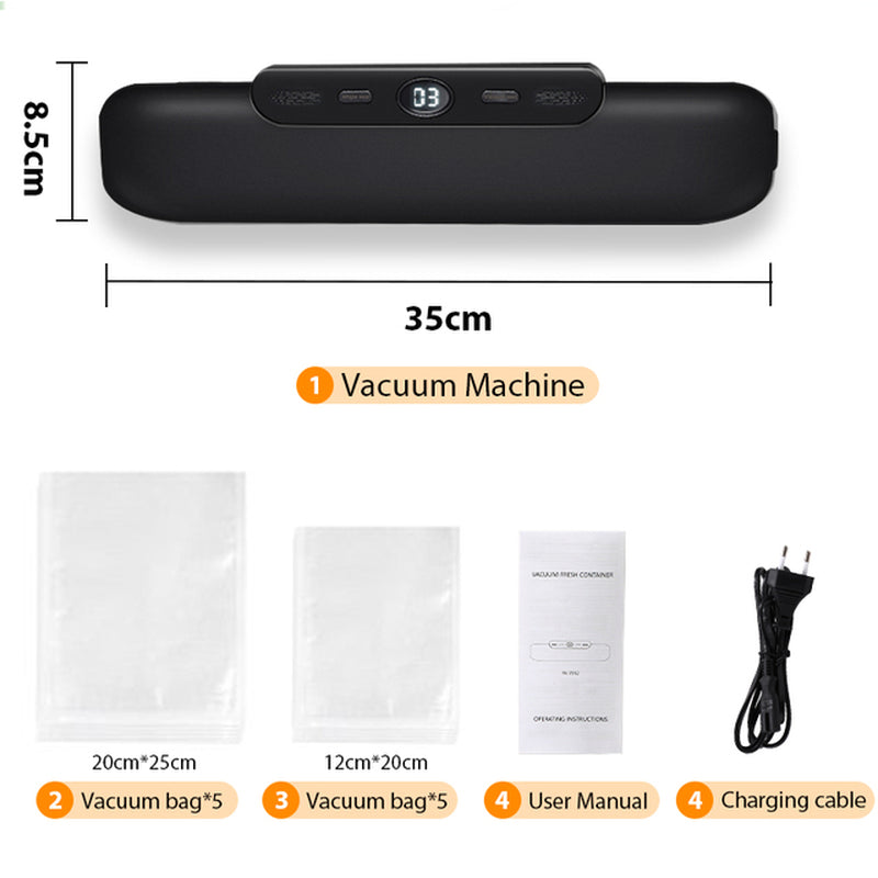 Food Vacuum Sealer with Free 10Pcs Vacuum Bags