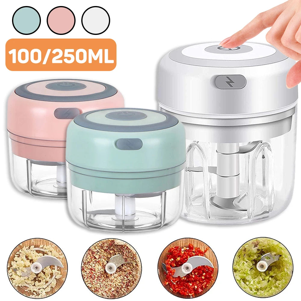 Mini Electric Garlic Chopper 100ML/250ML