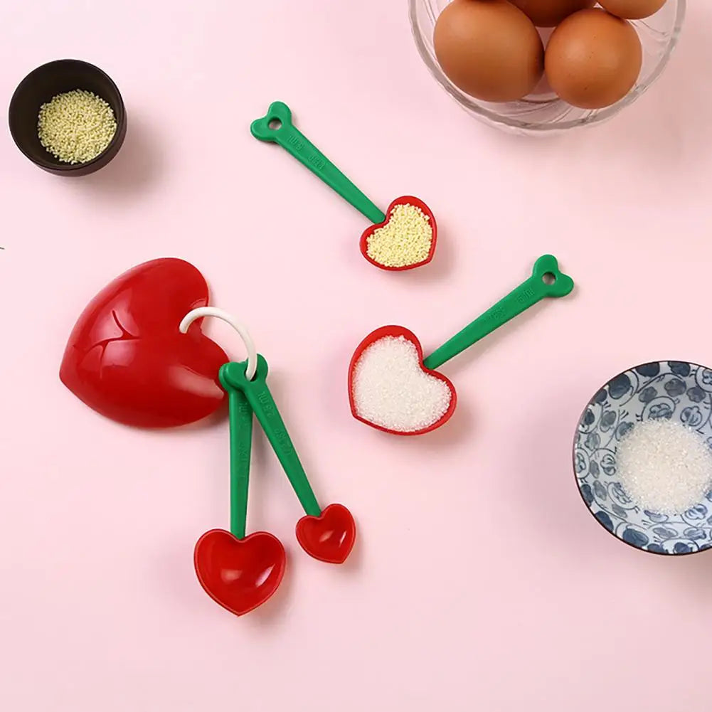 Love Cherry Measuring Spoon w Egg White Separator