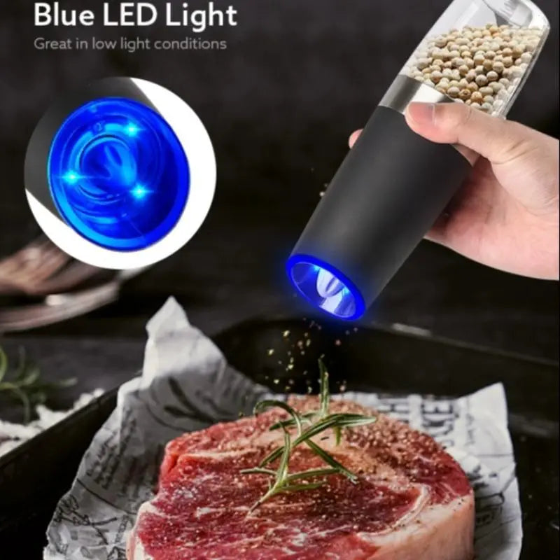 Electric Salt & Pepper Grinder Set