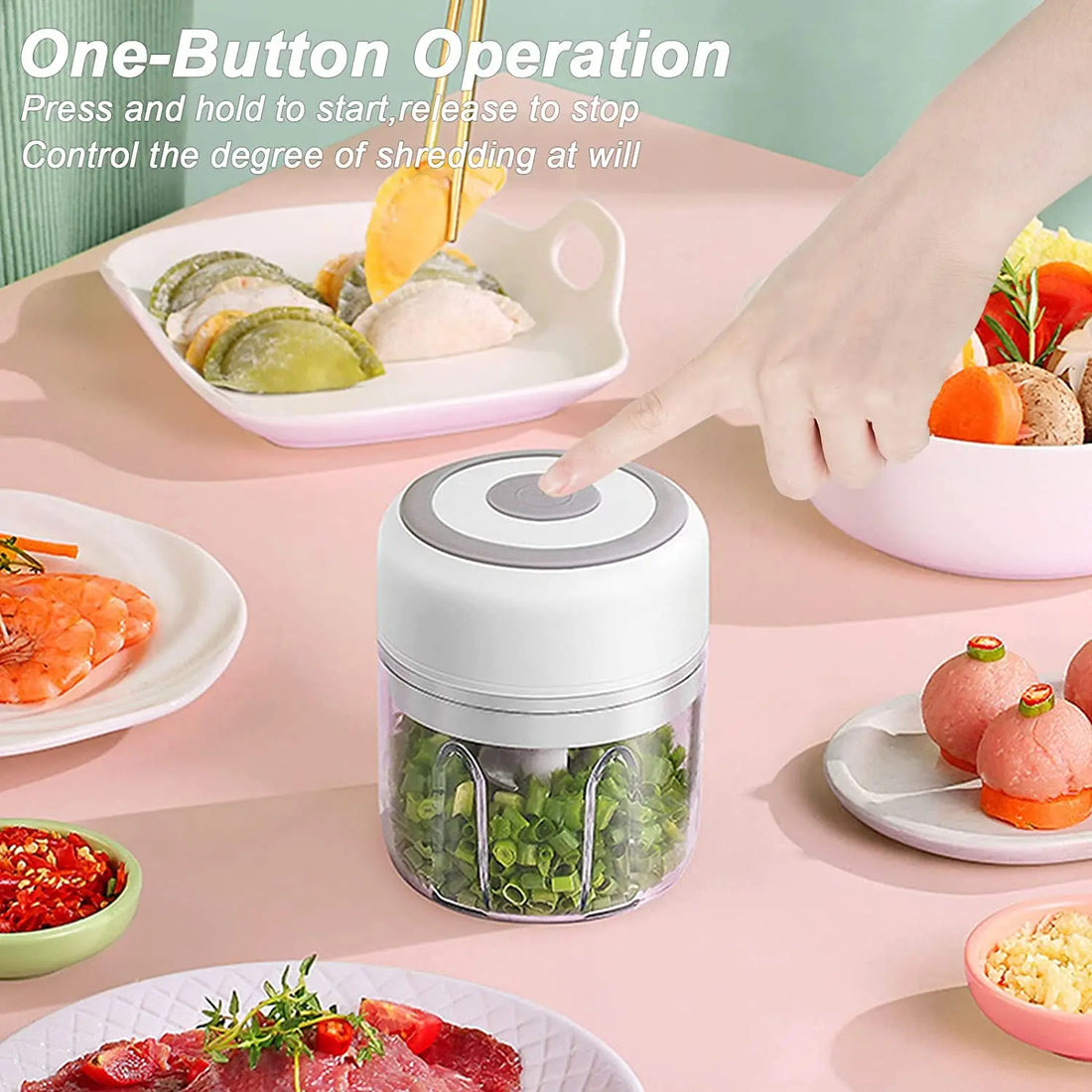 Mini Electric Garlic Chopper 100ML/250ML