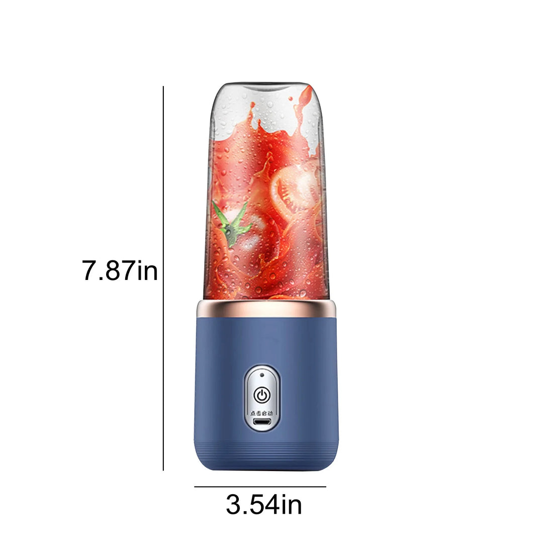 Clearance Portable Blenders ,Personal Blend-Er for Shakes and Smoothies, Fruit Juicer USB Rechargeable with 6 Blades, Handheld Blenders for Sports Travel and Outdoors