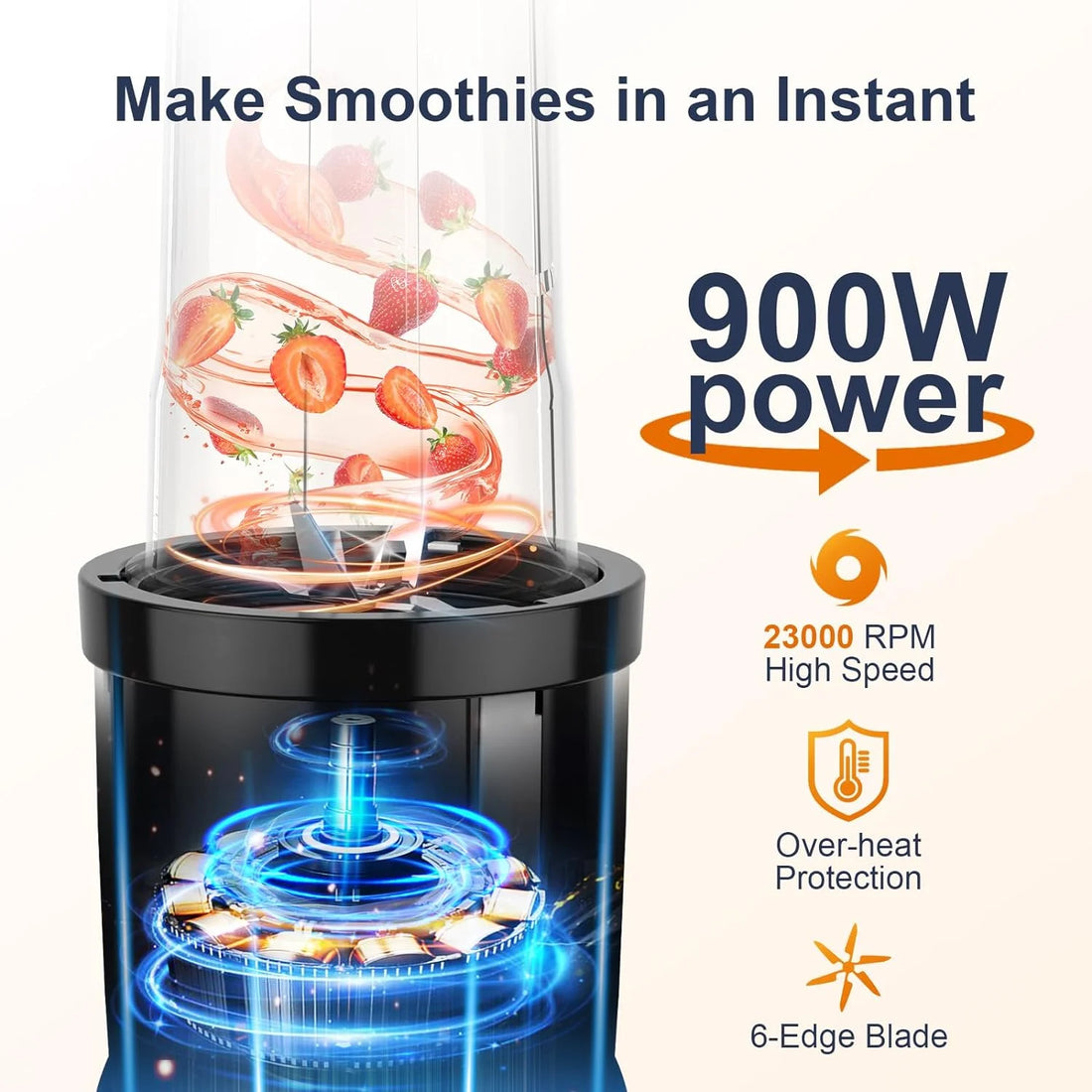 BPA free Portable Blender and Coffee Grinder