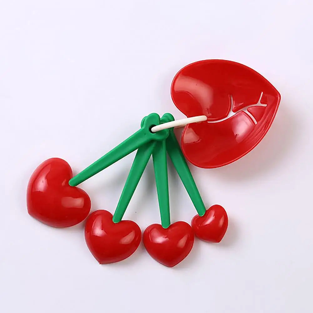 Love Cherry Measuring Spoon w Egg White Separator