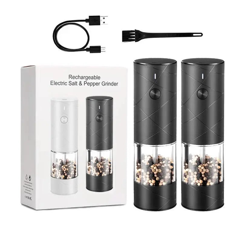 Electric Salt & Pepper Grinder Set