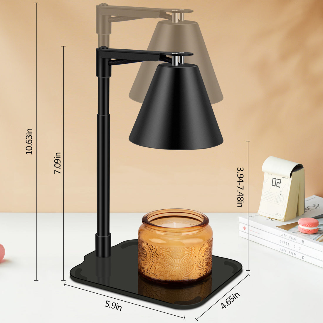 Candle Warmer Lamp with Timer