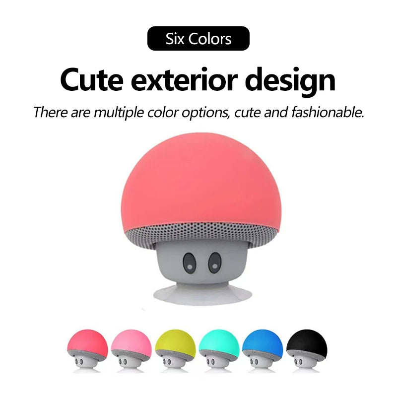 Cute Cartoon Mushroom Wireless Bluetooth Speaker