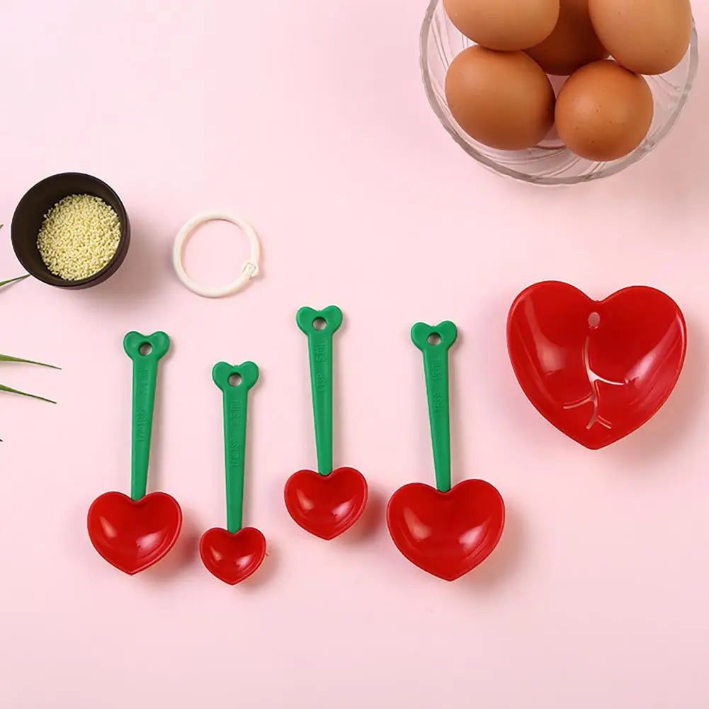 Love Cherry Measuring Spoon w Egg White Separator