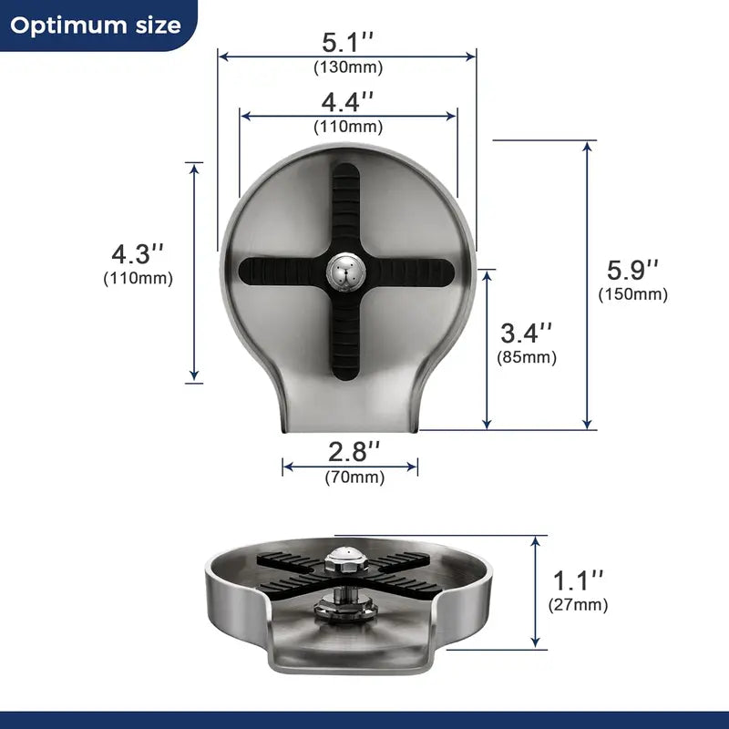 Kitchen Sink Glass Rinser 